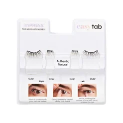 Authentic Natural | 1 Pair of Half Lash & 2 Clusters