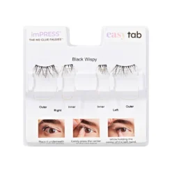 Black Wispy | 1 Pair of Half Lash & 2 Clusters