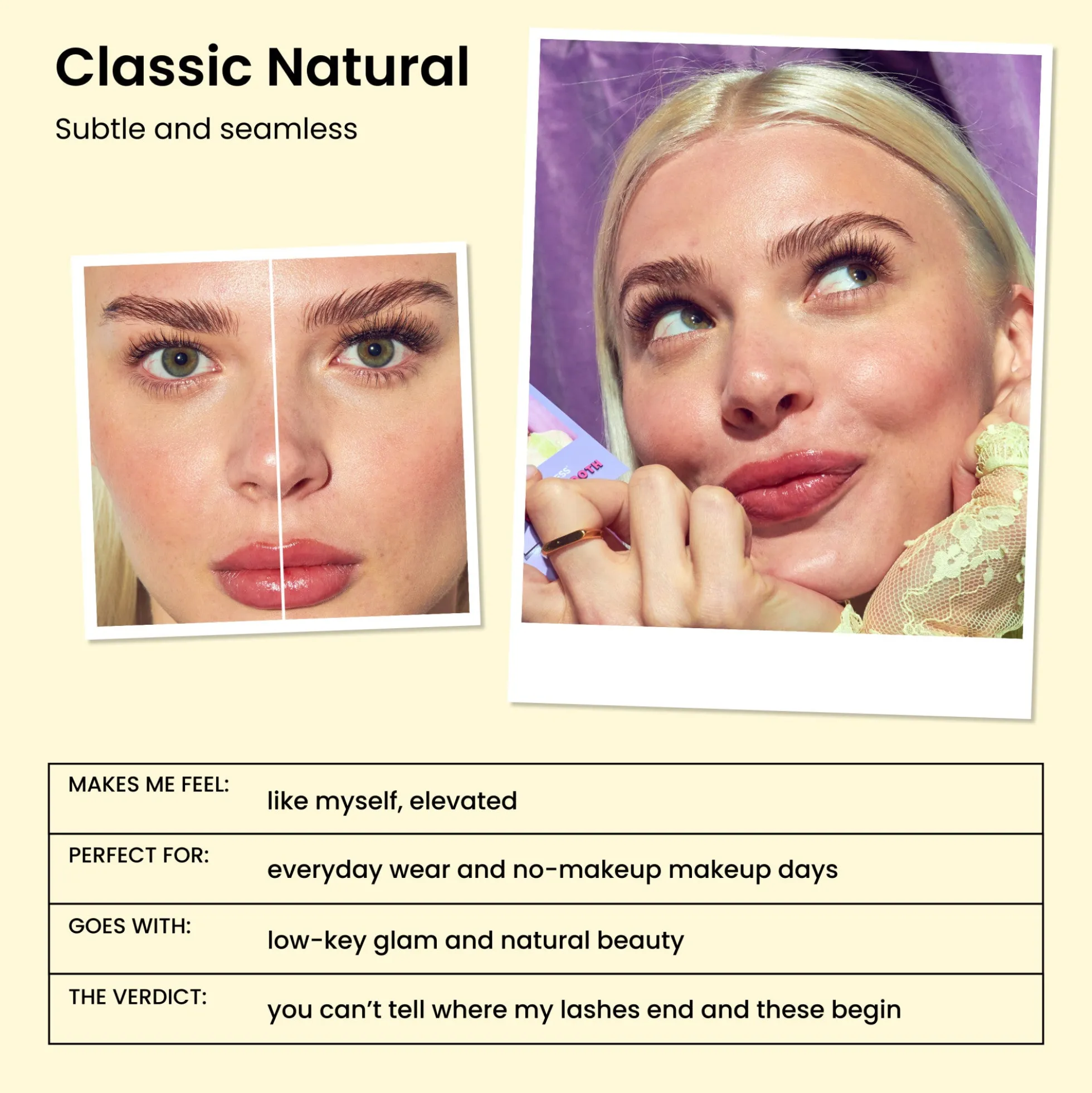 Classic Natural | 2 Pairs