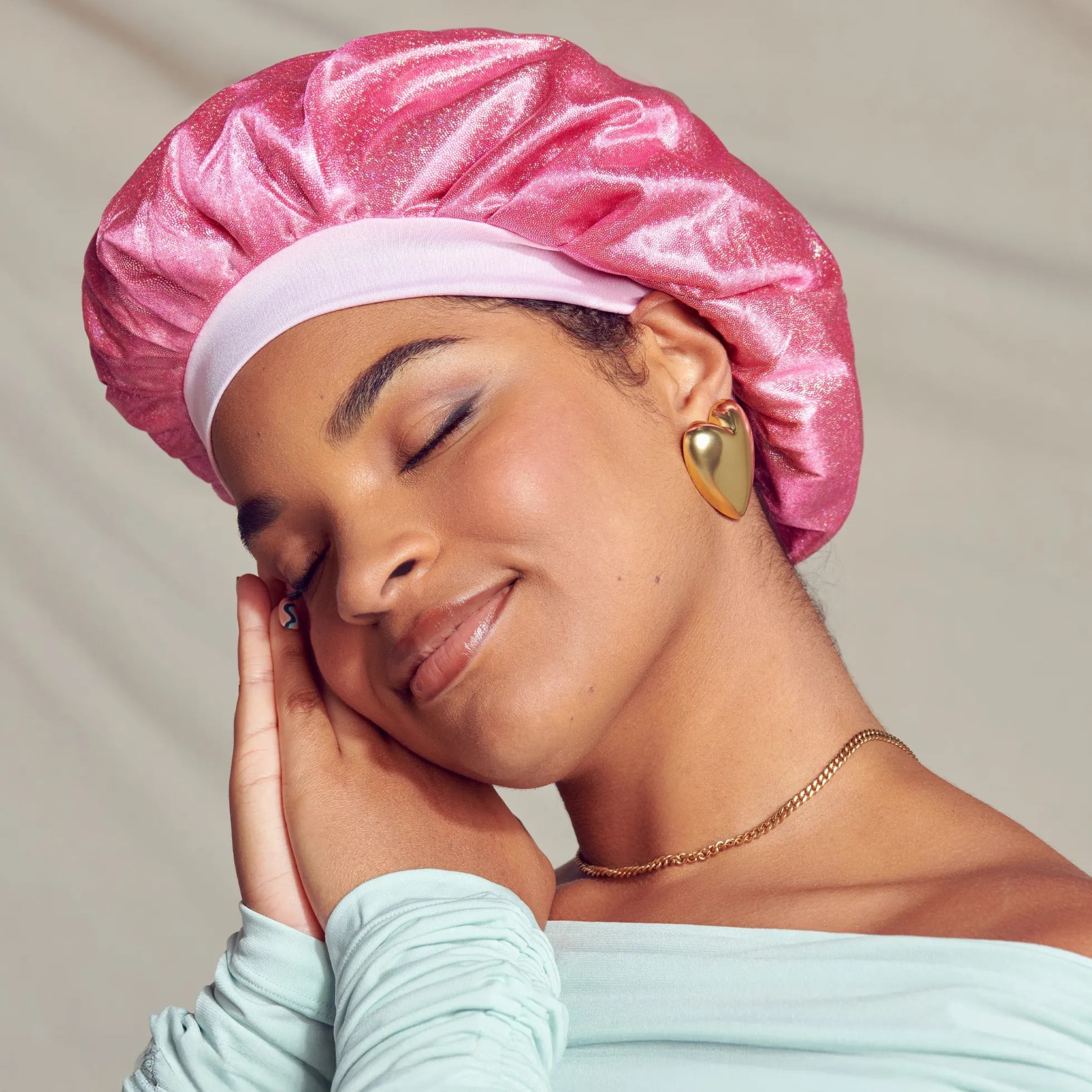 Glitter Bonnet Cap