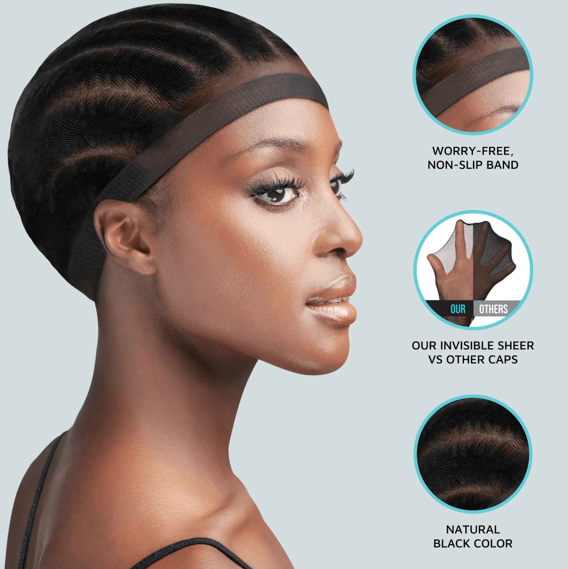 HD Invisible Stocking Wig Cap