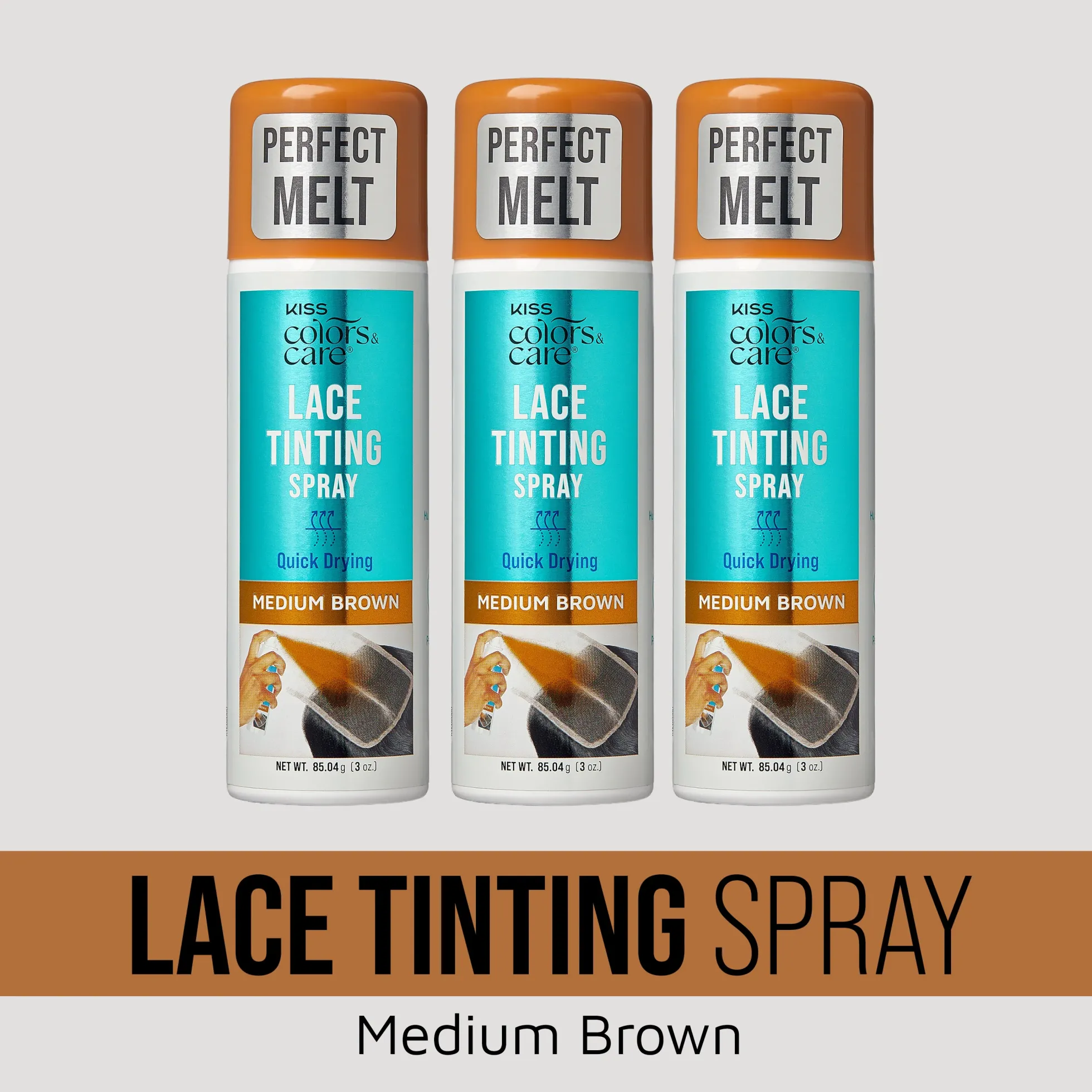 Medium Brown Lace Tinting Spray Bundle