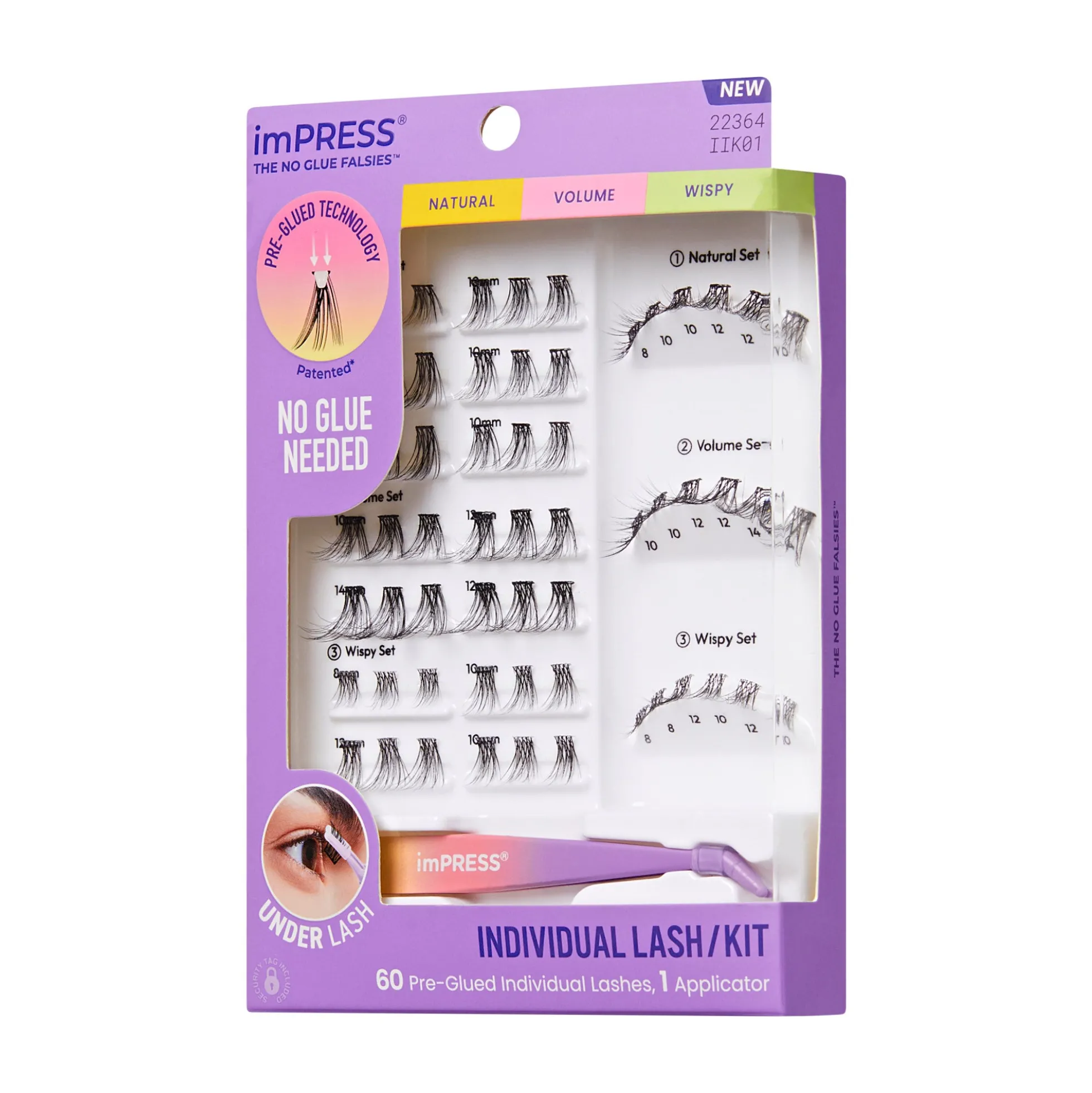 Natural/Volume/Wispy | 60 Individual Lashes