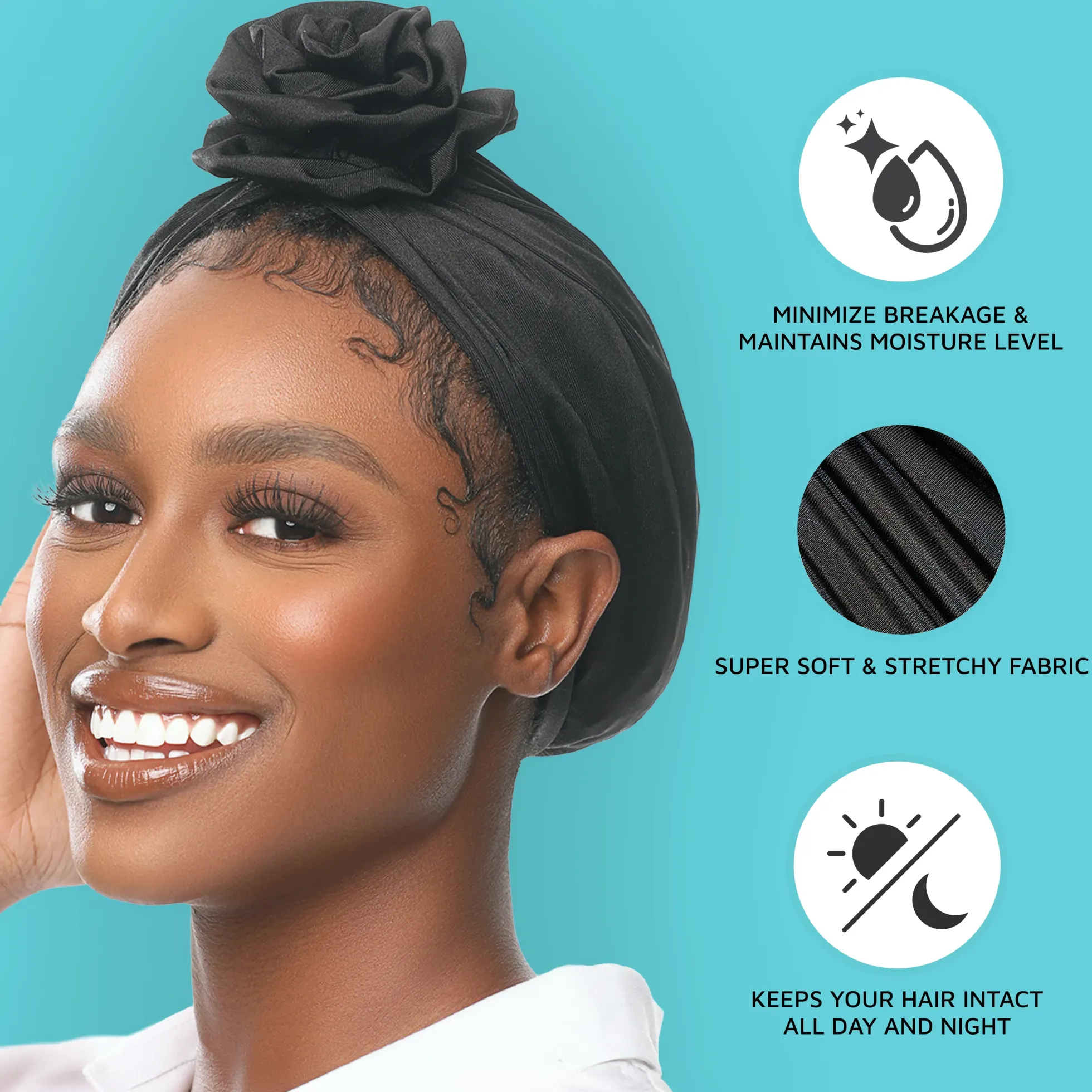 Pre-Tied Top Knot Turban