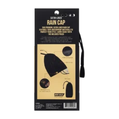 Satin-Lined Rain Cap