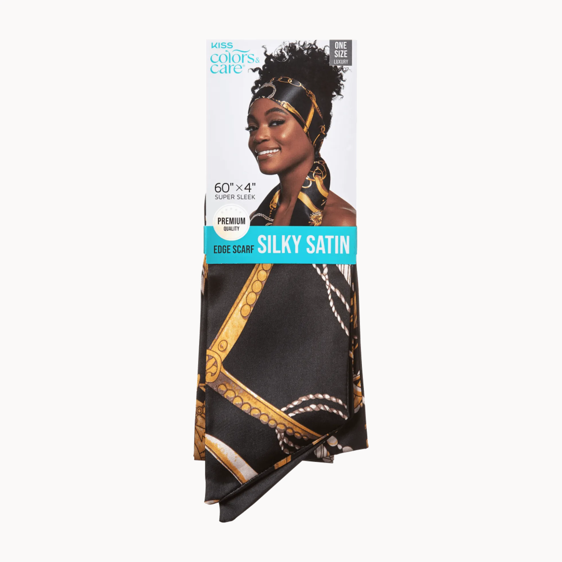 Silky Satin Edge Scarf