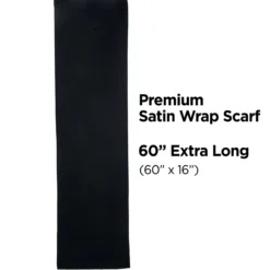 Soft Satin Wrap Scarf