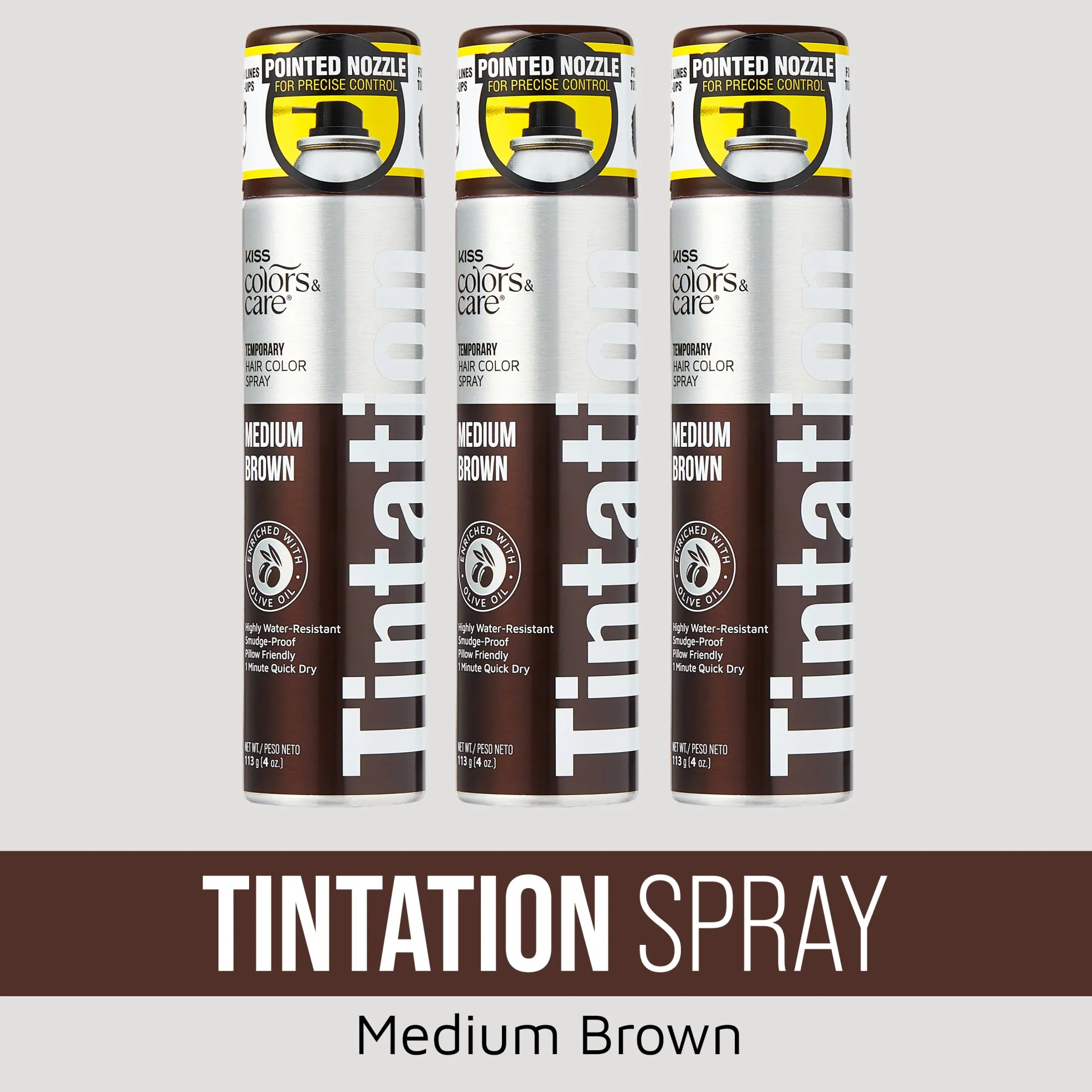 Tintation Spray Medium Brown Bundle