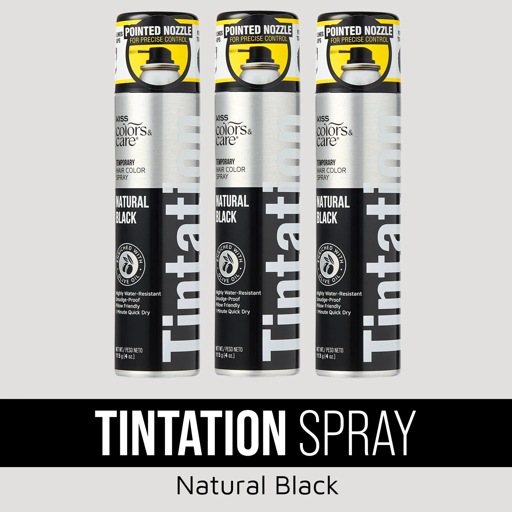 Tintation Spray Natural Black Bundle