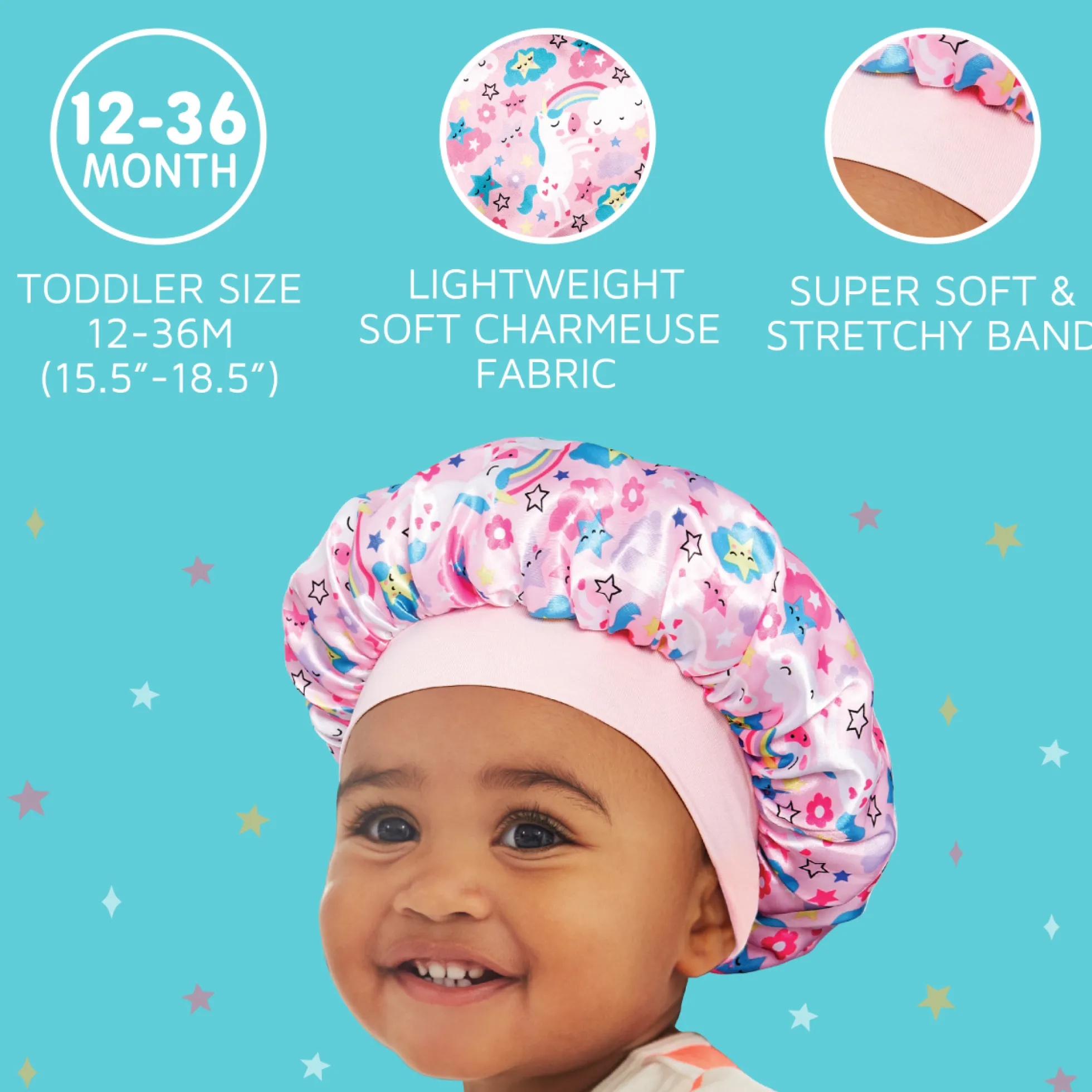 Toddler Hair Bonnet Cap