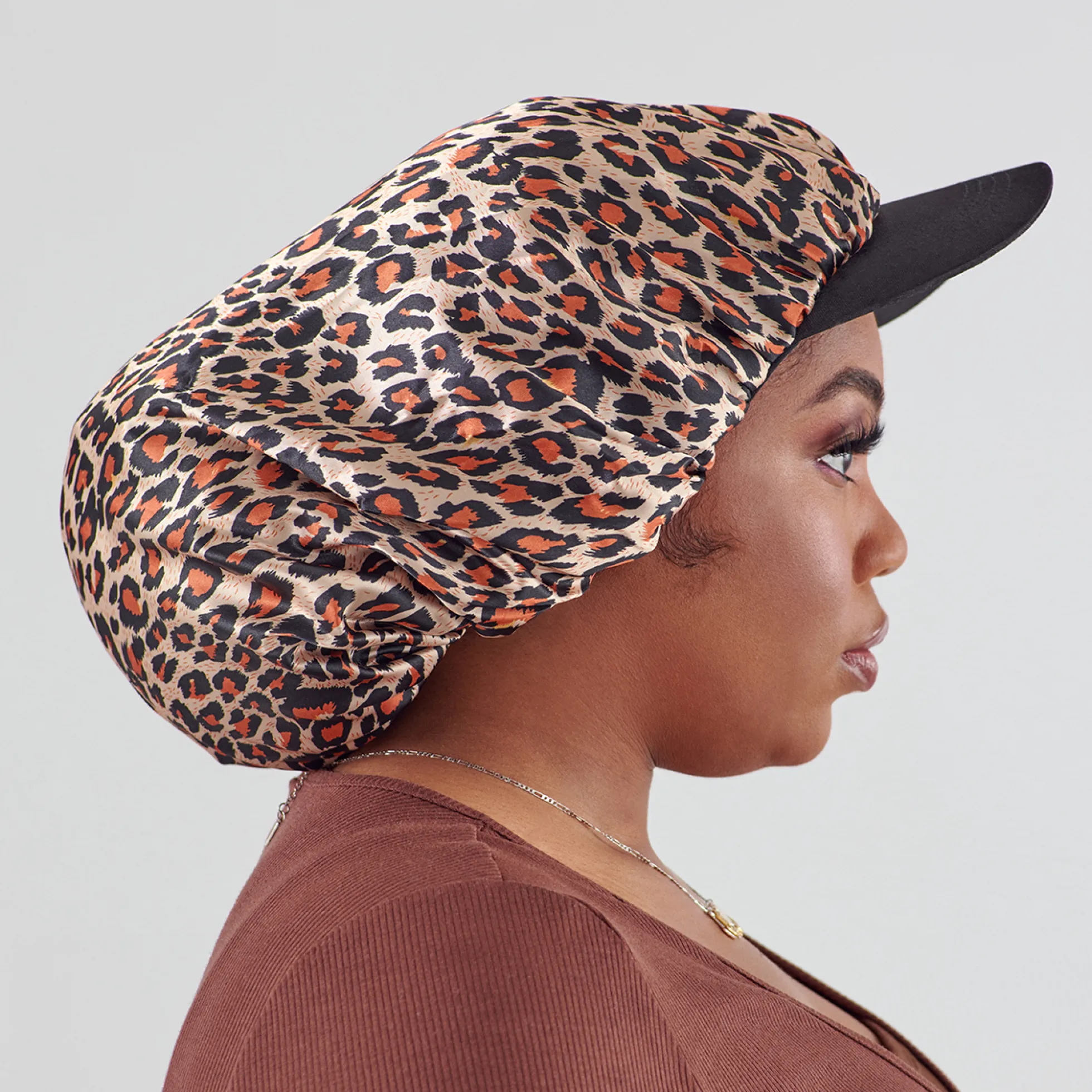 Visor Satin Hair Cap XL